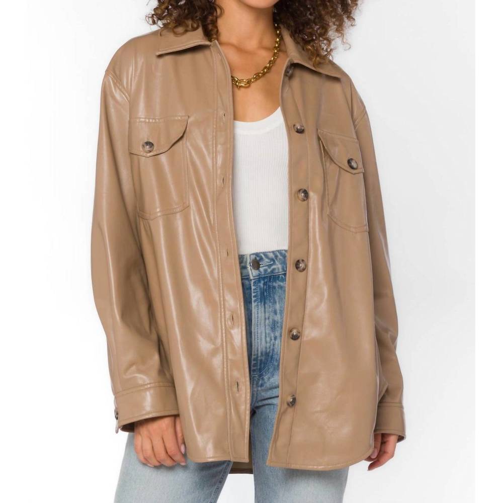 NEW VELVET HEART eleanor jacket in tan